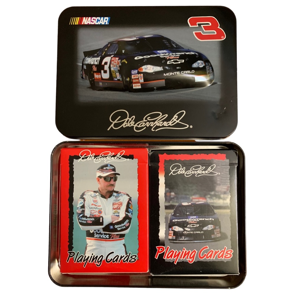 Vintage Dale Earnhardt Intimidator Car Collectible Tin